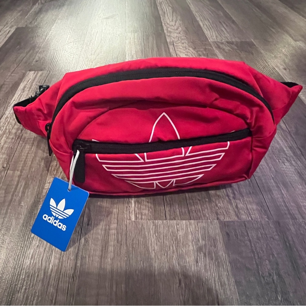 Adidas red fannypack